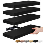 Wall Mounted Bookshelf (4 Pack)